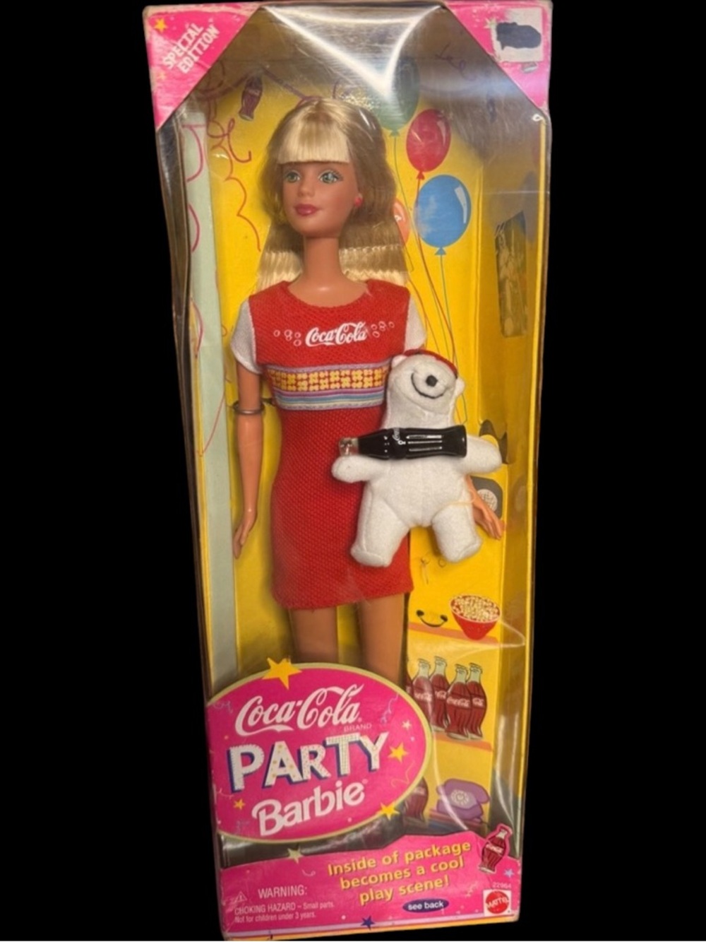 Barbie Coca-Cola Party Doll in Red and White Outfit